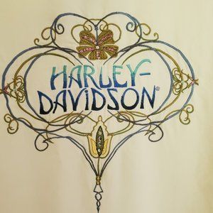 Harley Davidson Silk Blouse Size L